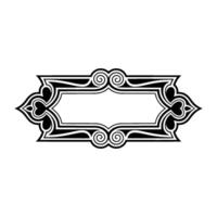 Elegant Art Deco Frame, Vintage Ornamentation, Decorative Border - Artdeco vector