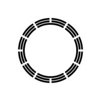 Minimalist Circular Emblem, Balanced vector