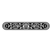Elegant Floral Border, Vintage , Decorative Element - Rose, Ornament vector