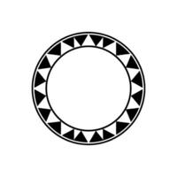 Geometric Tribal Circle, Minimalist - Minimal vector