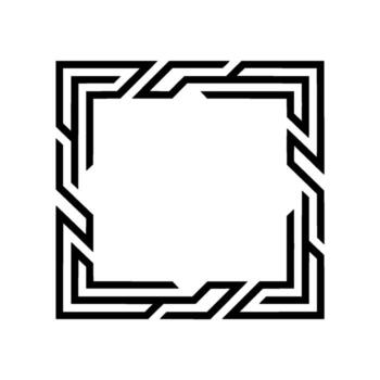 Geometric Frame, Minimalist , Negative Space - Geometry vector