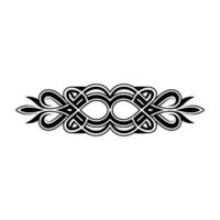 Intricate Celtic Knot Border, Vintage - Pattern - Knotwork vector