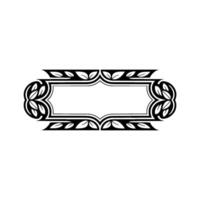 Elegant Botanical Frame, Vintage Element - Celtic vector