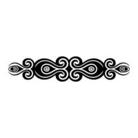 Intricate Celtic Border, Elegant Swirls, Vintage - Swirl - Ornament vector