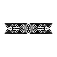 Intricate Celtic Knot Border, Vintage Style, Ornamental - Knotwork vector