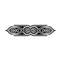 Intricate Celtic Eye Border, Vintage Element, Ornament vector