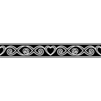 Intricate Celtic Border, Elegant Ornamentation - Spiral vector