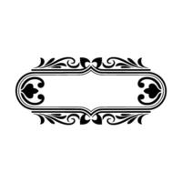 Elegant Vintage Frame, Decorative Border, Classic - Composition - Ornamental vector