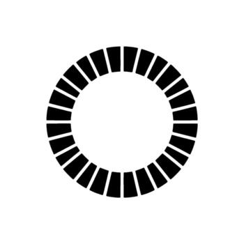 Minimalist Loading Circle, Modern Progress Indicator vector