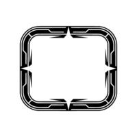 Geometric Deco Border, Minimalist , Retro Aesthetic vector