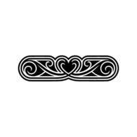 Intricate Celtic Ornament Border, Vintage Style, Swirl - Decorative vector