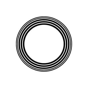minimalista circular degradado, dinámica ritmo - circulo vector