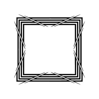 geométrico estructura, angular composición, minimalista vector