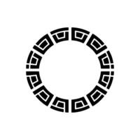 Geometric Circle Pattern, Minimalist , Circular Motif - Abstract, Symmetry vector