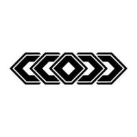 Geometric Arrowhead , Modern Element vector