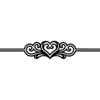 Elegant Decorative Border, Vintage Scroll vector
