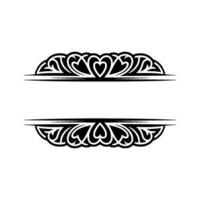 Intricate Celtic Border, Decorative Divider, Vintage vector