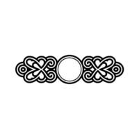 Celtic Ornament Border, Elegant , Vintage Motif vector