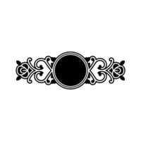 Elegant Vintage Ornament, Decorative Border Element - Laurel vector