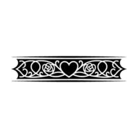 Intricate Celtic Border, Vintage Ornamentation, Romantic vector