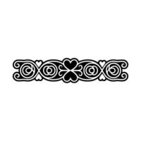 Intricate Celtic Border, Romantic Symbolism vector