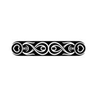 Intricate Celtic Border, Vintage , Elegant Ornament - Swirl vector