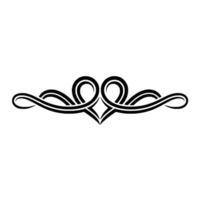 Elegant Swirl Ornament, Vintage Element - Flourish vector