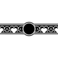 Intricate Celtic Border, Vintage Ornamentation - Circular vector