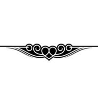 Elegant Decorative Border, Vintage Style, Minimalist - Line vector