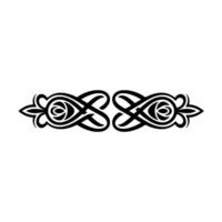 Intricate Celtic Knot Border, Vintage - Medieval vector
