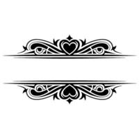 Elegant Decorative Border, Vintage Element - Art vector