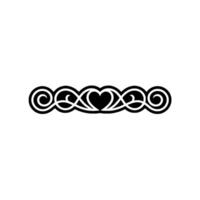 Intricate Celtic Knot Border, Symbolic vector