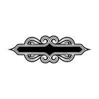 Elegant Decorative Divider, Vintage Style Border - Flourish vector