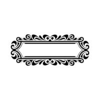 Elegant Vintage Frame, Decorative Border, Classic - Ornamental, Minimalism vector