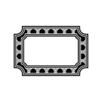 Art Deco Frame, Elegant Border, Vintage , Minimalist Illustration - Art deco vector