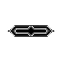 Geometric Arrowhead, Deco Style, Minimalist Emblem vector