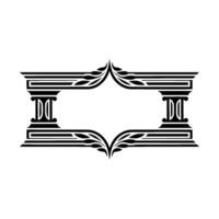 Art Deco Frame, Elegant Ornament, Vintage , Classic Motif vector