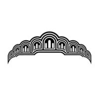 Art Deco Archway, Minimalist , Elegant Ornamentation vector