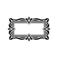 Elegant Deco Frame, Vintage Element, Decorative Border vector