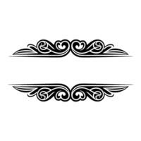 Elegant Decorative Border, Vintage Style, Intricate - Swirls vector