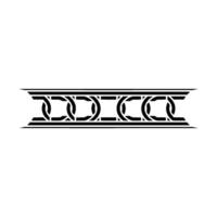 Art Deco Celtic Border Elegant, Repeating Pattern vector