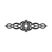Intricate Celtic Infinity Border vector