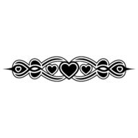 Intricate Celtic Heart Border, Vintage - Hearts, Ornamental vector