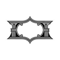 Elegant Classical Frame, Vintage , Decorative Border vector