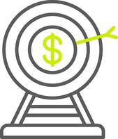 Target Ultra Thin Sketch vector