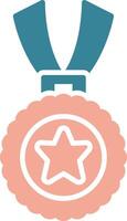 Medal Bright System Token vector