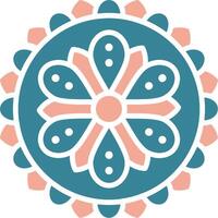 Mandala Geometric Badge Mark vector