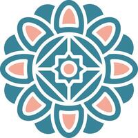Mandala Vibrant Web Pattern vector