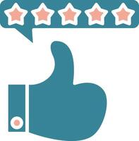 Review Creative UX Stamp vector