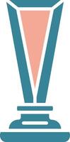 Trophy Cup Monotone Shape Symbol vector